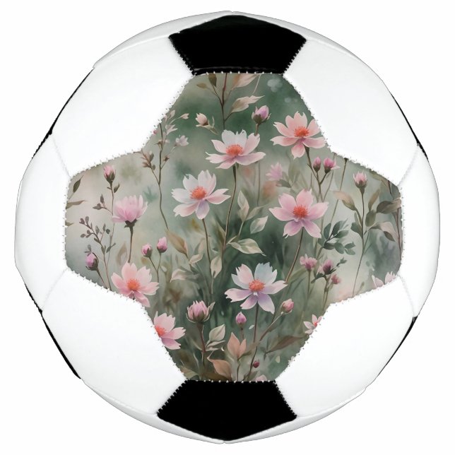 Hübsche Wildblumen Fußball (Vorderseite)
