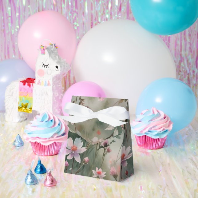 Hübsche Wildblumen Geschenkschachtel (Party)