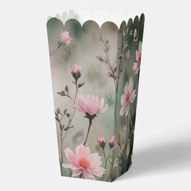 Hübsche Wildblumen Geschenkschachtel (Rückseite)