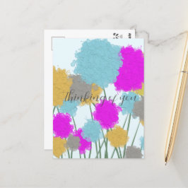 Hübsche Wildblumen Postkarte