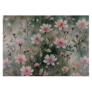 Hübsche Wildblumen Schneidebrett