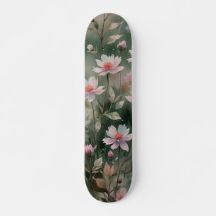Hübsche Wildblumen Skateboard