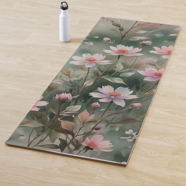 Hübsche Wildblumen Yogamatte (Beispiel)