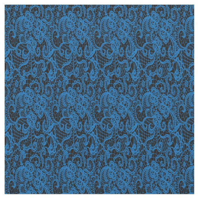 Hübsche zarte blaue Spitze Stoff (Nahaufnahme)