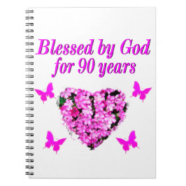 HÜBSCHER 90. GEBURTSTAG NOTIZBLOCK