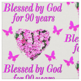 HÜBSCHER 90. GEBURTSTAG STOFF