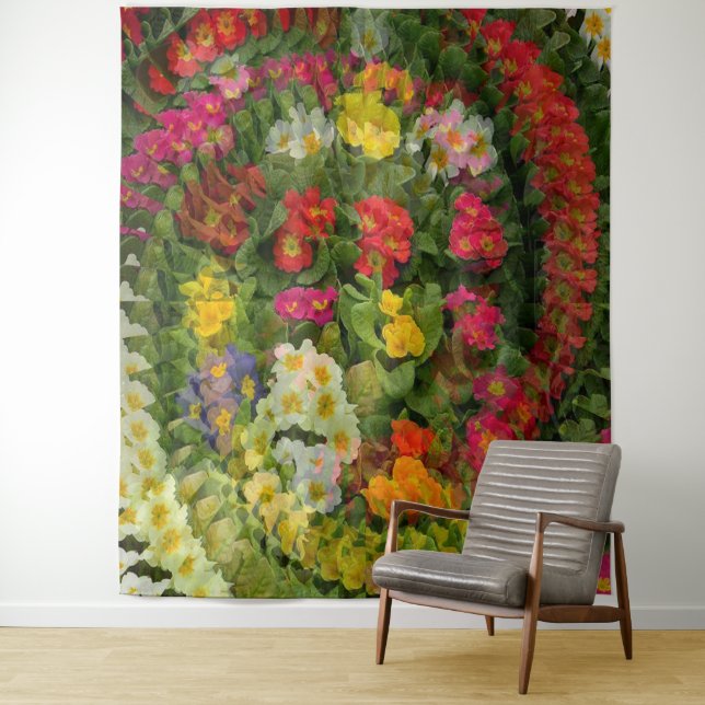 Hübscher Abend Primroses.... Wandteppich (Beispiel)