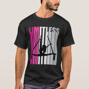 Hübscher Aerialist Girls Rosa Limitless Air Yoga A T-Shirt