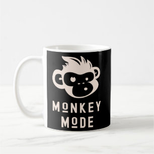 Hübscher Affenmodus Cooler Chimp Wildes Primat Tie Kaffeetasse