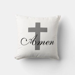hübscher AMEN mit CROSS  Kissen