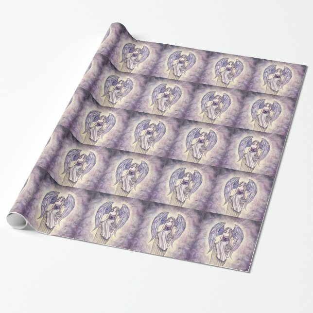 Hübscher Angel Gift Wrap von Molly Harrison Geschenkpapier (Ungerollt)
