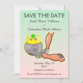 Hübscher Ball Save the Date Magneteinladung