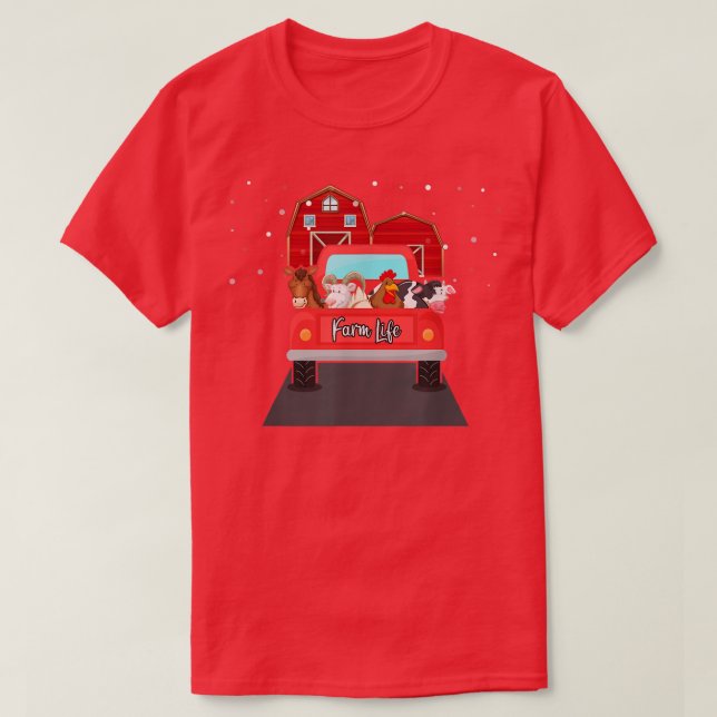 Hübscher Bauer T-Shirt (Design vorne)