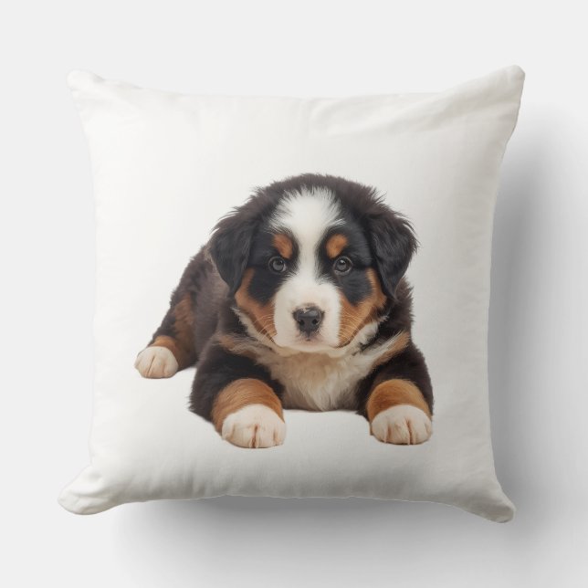 Hübscher Berner Berghund Kissen (Vorderseite)
