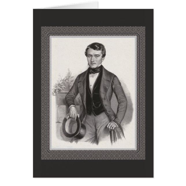 Hübscher Biedermeier Herr-elegantes Vintages (Vorne)