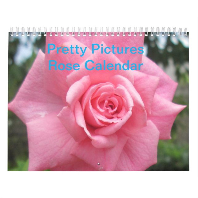 Hübscher Bild-Rosen-Kalender Kalender (Titelbild)
