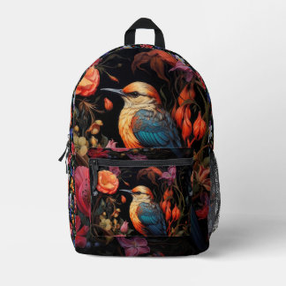 Hübscher Bird Art-Rucksack Bedruckter Rucksack