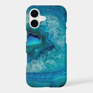 Hübscher blauer Geode Edelstein-Kasten