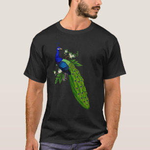 Hübscher blauer Pfau   Hübsche Vögel Tiere   Grafi T-Shirt
