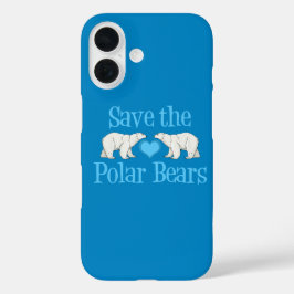 Hübscher Blauer Polar iPhone 16 Hülle