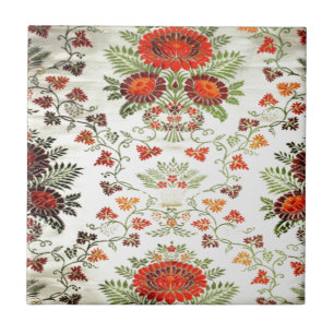 Hübscher Blumendruck Fliese