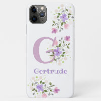 Hübscher Blumenentwurf Personalisierter Handy-Fall