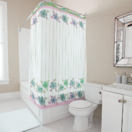 Hübscher Blumengartendesigner Duschvorhang