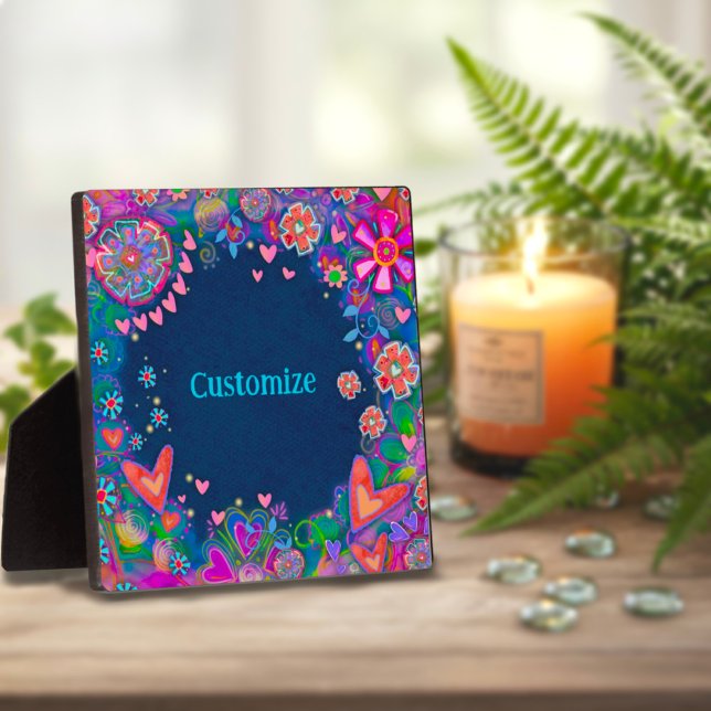 Hübscher Blumenname für den Herzspass Fotoplatte (Von Creator hochgeladen)