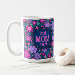 Hübscher Blumenspass Trendy Mama Inspirivity Kaffeetasse