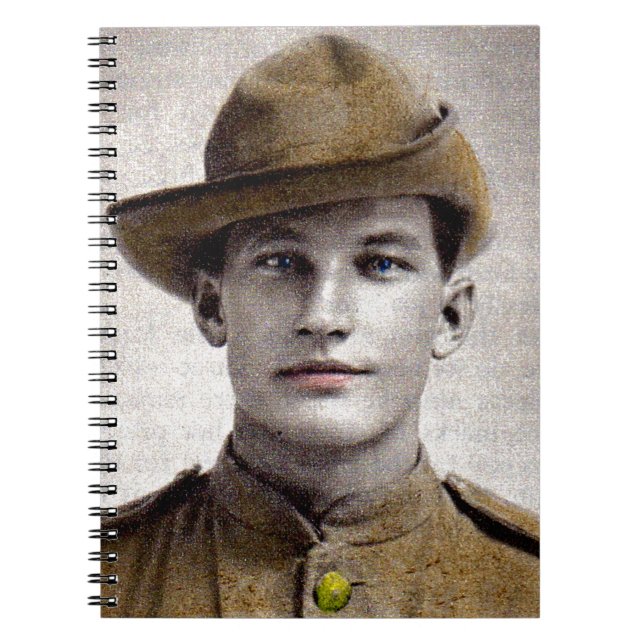 hübscher Boer War Soldat Notizblock (Vorderseite)