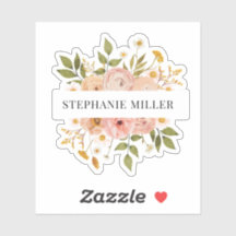 Hübscher böhmischer Blumenbezug oder Vorname