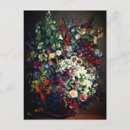 Hübscher Bouquet von Blume in einer Vase Postkarte