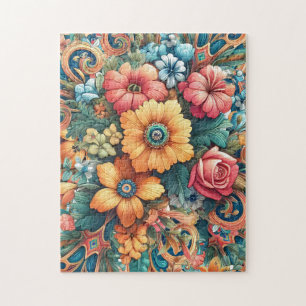 Hübscher Bouquet von Blume Puzzle