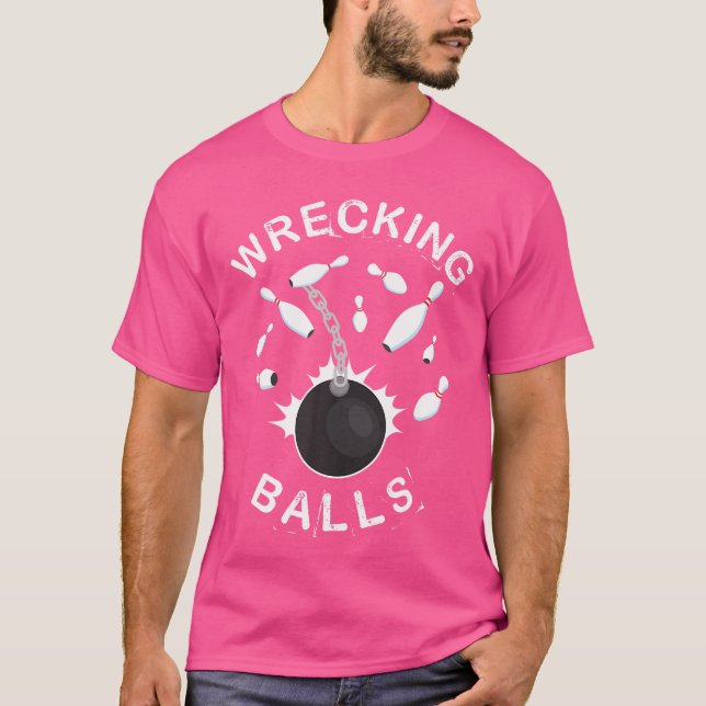 Hübscher Bowling für Männer oder Frauen, die sich  T-Shirt (Vorderseite)
