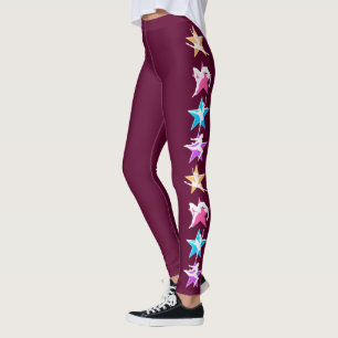 HÜBSCHER BURGUNDDANCER LEGGINGS