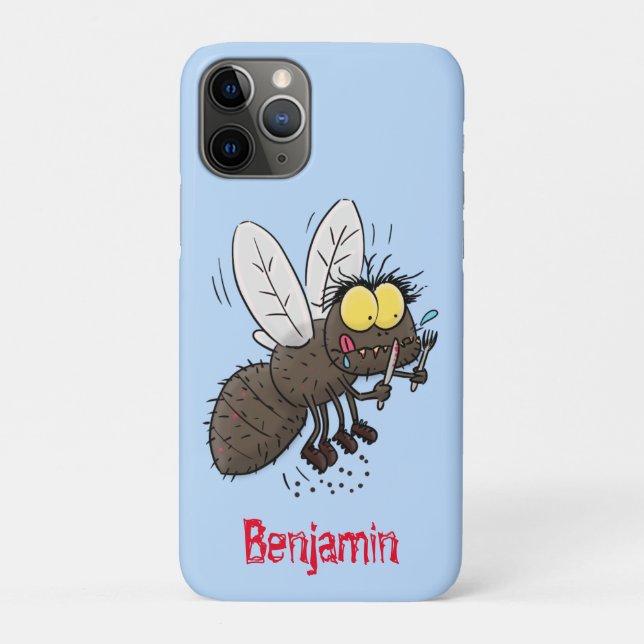 Hübscher Cartoon Case-Mate iPhone Hülle (Rückseite)