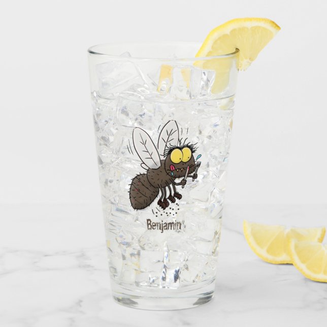 Hübscher Cartoon Glas (Rückseite Ice)