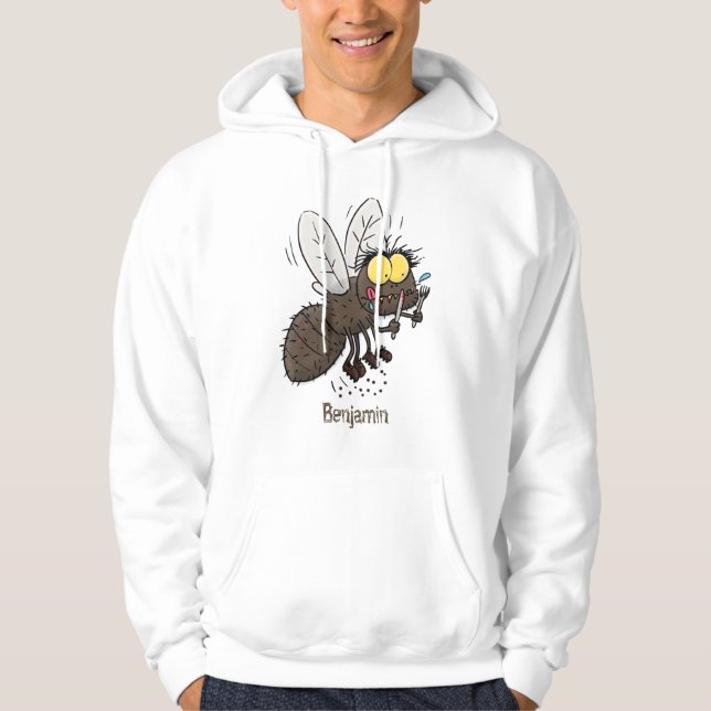 Hübscher Cartoon Hoodie (Vorderseite)