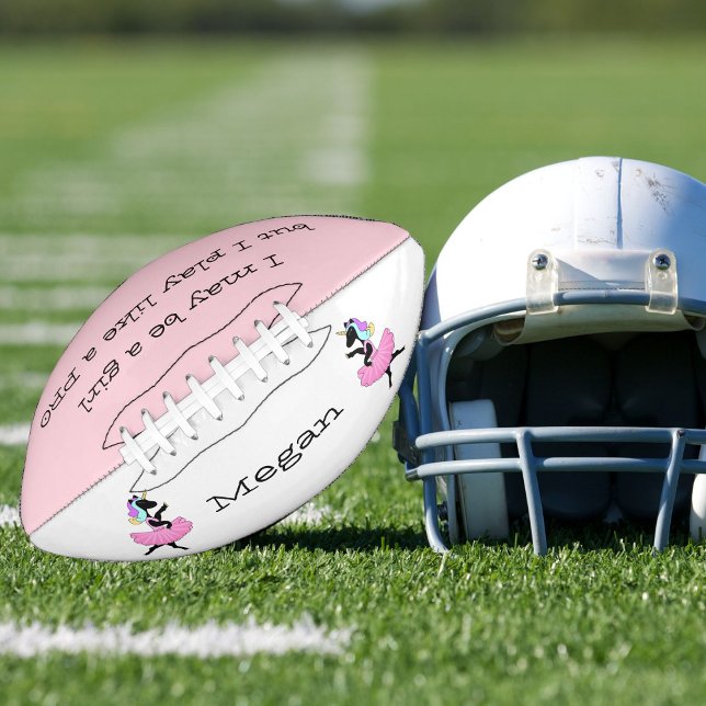 Hübscher cooler schwarzer football (Unique football for girls)