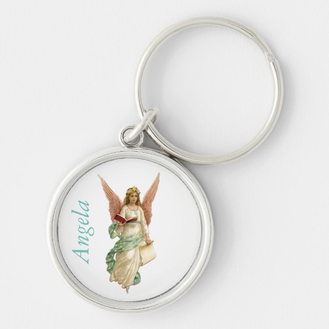 Hübscher Engels-Gewohnheits-Schlüsselanhänger Schlüsselanhänger (Vorne)