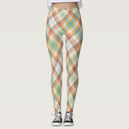 Hübscher Fall Karierter Entwurf Leggings