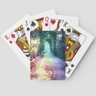 Hübscher Fantasie-Laternen-Weg-Spielkarten Spielkarten
