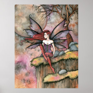 Hübscher Feen-Kunstposter-Druck von Molly Harrison Poster
