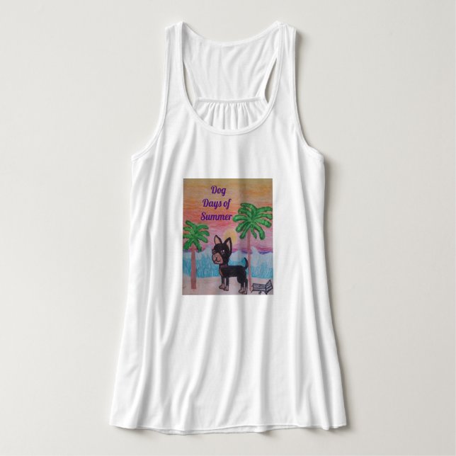 Hübscher, flowy Frauen, Behälterspitze Tank Top (Design Vorderseite)