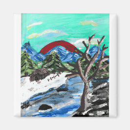 Hübscher Fluss Magnet