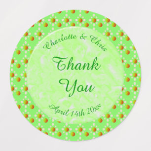 Hübscher Frühling Hochzeit Apfelblüte und Äpfel Etiketten