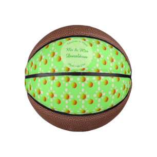 Hübscher Frühling Hochzeit Apfelblüte und Äpfel Mini Basketball