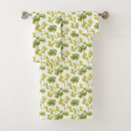 Hübscher Frühling Hütte Garten Badetuch Set