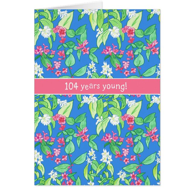 Hübscher Frühlingsblüten am 104. Geburtstag (Vorne)