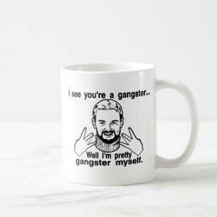 Hübscher Gangster selbst Tasse
